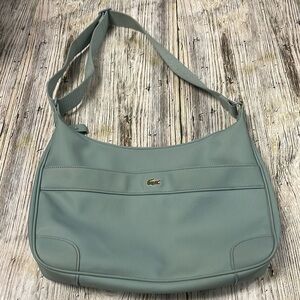 LACOSTE Hobo Shoulder Bag with Front Pocket